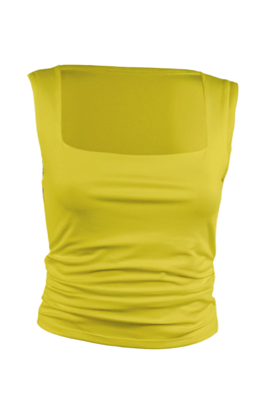 Custom Ruched Scoop Neck Tank