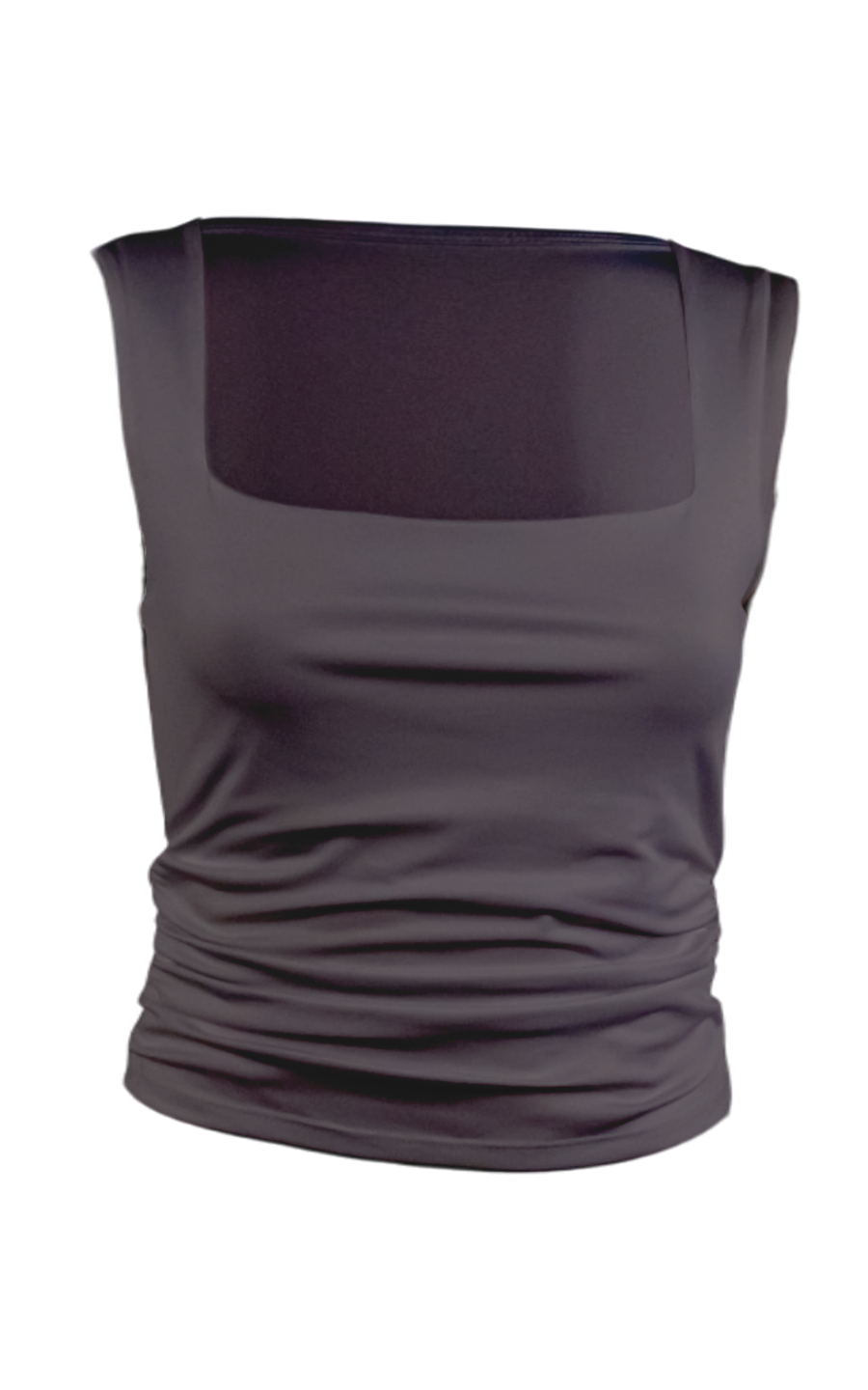 Custom Ruched Scoop Neck Tank