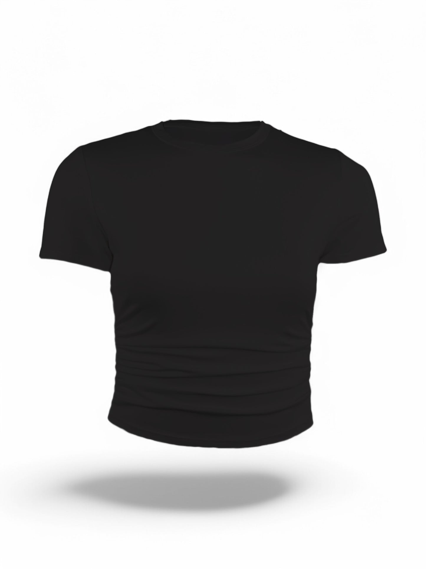 Custom Ruched Short Sleeve Tee