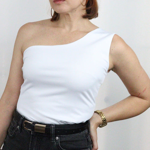one shoulder tank top