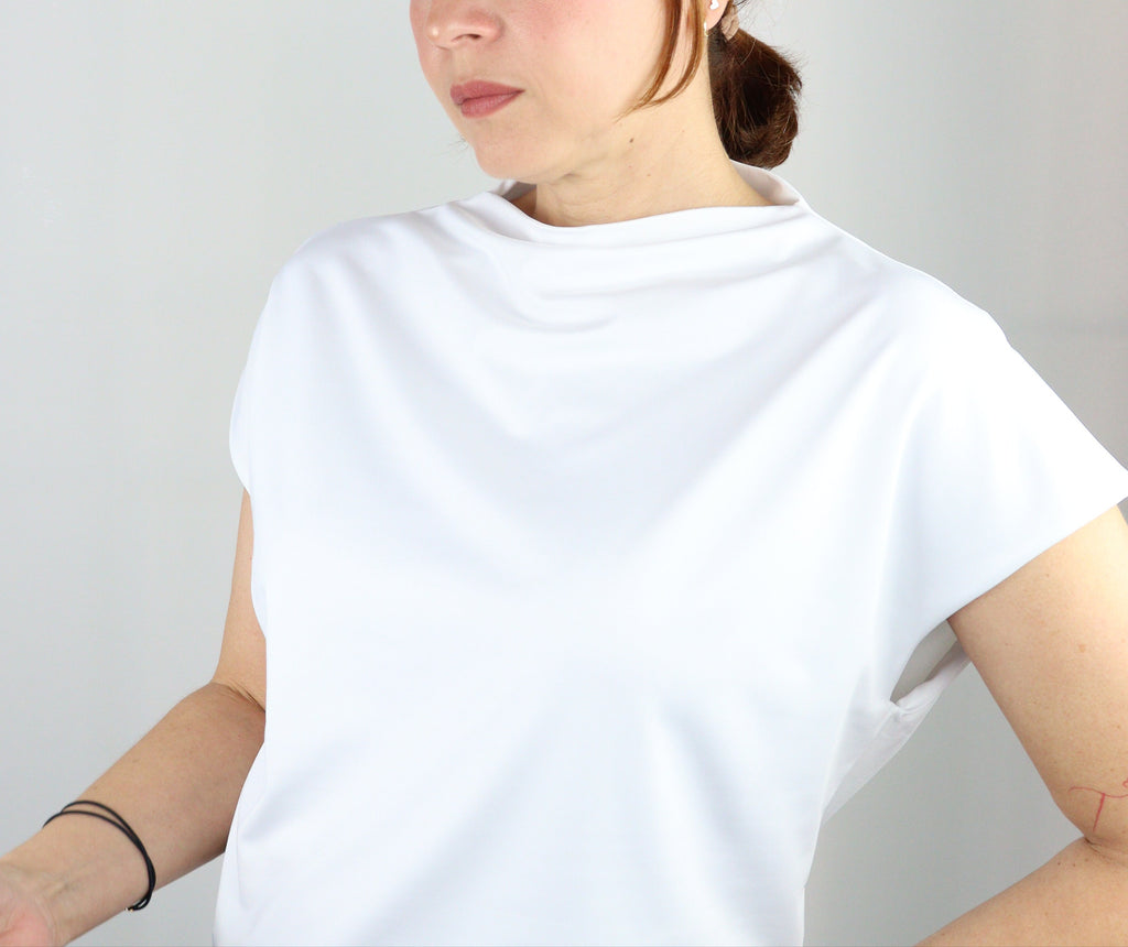 Custom high neck top